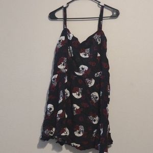 Skull and roses dress